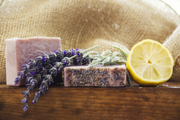 Lavender Lemon Scented Sea Soaps